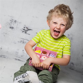 Pastry assortment in gift box